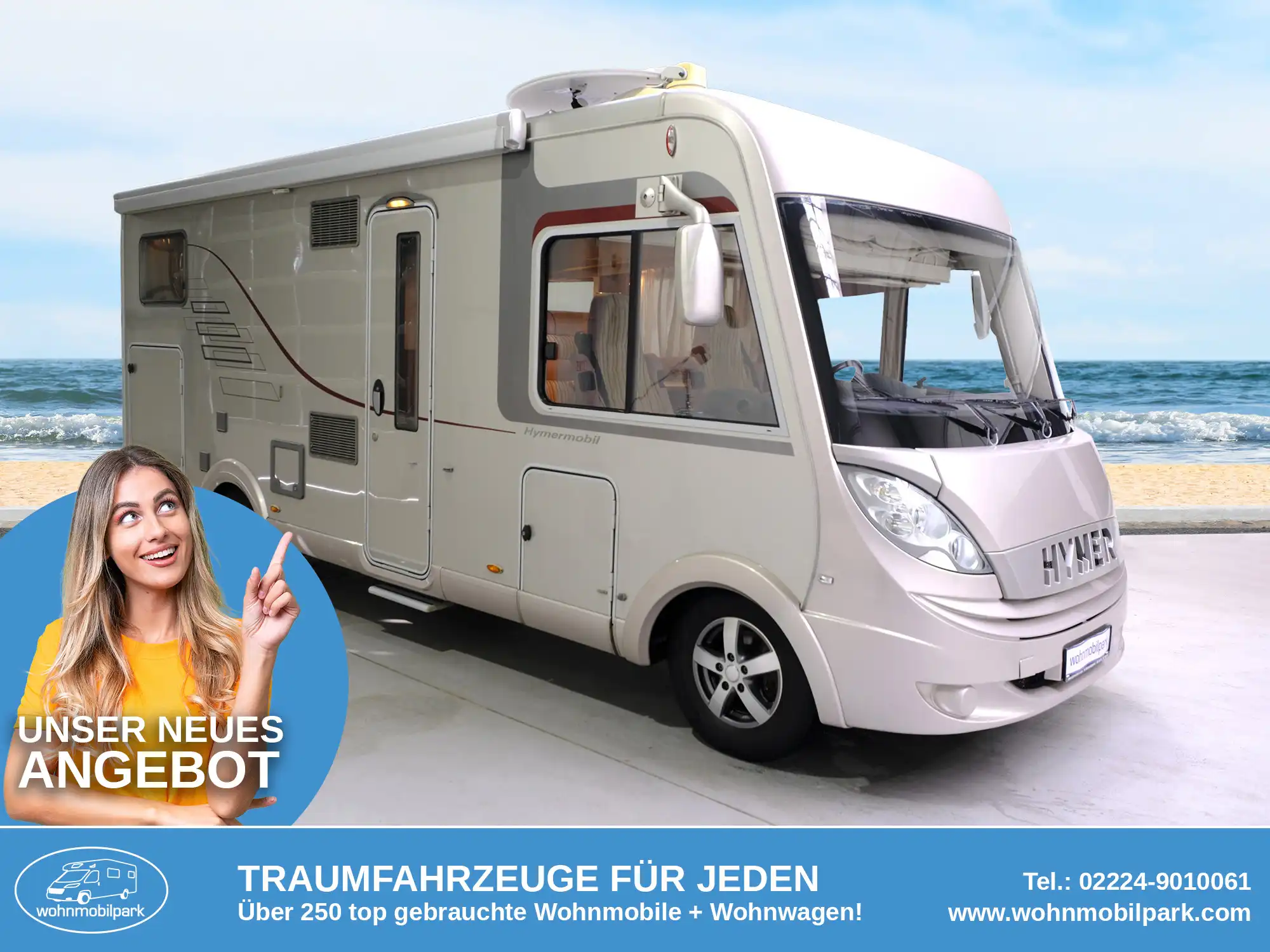 HYMER-ERIBA B 594 Integrierter gebraucht kaufen in Bad Honnef